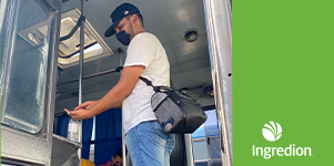 Ingredion employee going to work