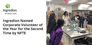 Students learning at Ingredion Idea Lab